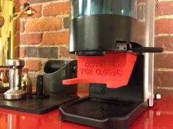 Parametric Portafilter Fork for Rancilio Rocky espresso grinder
