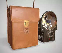 Philips Flash Cam And Bag Low-poly  3D model