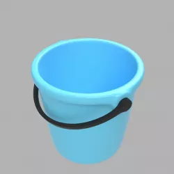 Plastic Bucket 3D model