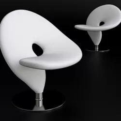 Poltrona Question Mark - Instant Design 3d model Low-poly  3D model