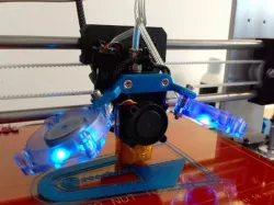 Prusa i3 Direct Drive Bowden Extruder Fan Bracket