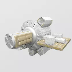 Quest Airlock module on ISS 3D model