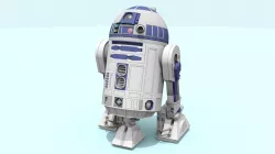 R2D2 Star wars Detailed 3D model