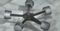Radial Engine Piston Assembly