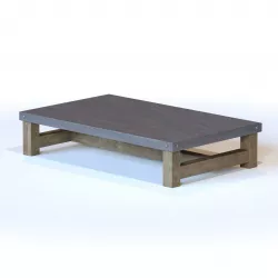 RH RECTANGULAR COFFEE TABLE 3D model