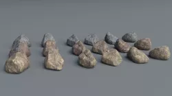 Rocks 3D model
