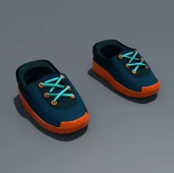 Running shoes 3D model
