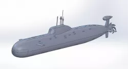 Russian Akula Class Submarine