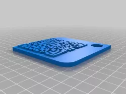Sample Keychain QR Code Generator for Customizer