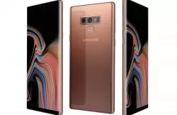 Samsung Galaxy Note 9 Metallic copper 3D model