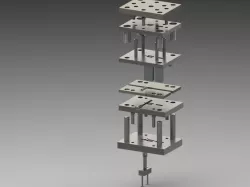 Simple progressive die tool
