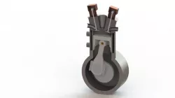single-piston engine