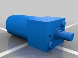 Small Brass Gear Head Motor