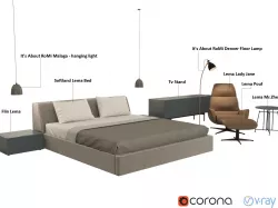 Softland Lema Bed 3D model