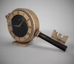 Swiza Dirty Clock Low-poly  3D model