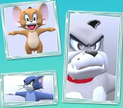 Tom Jerry Spike Package Low-poly  3D model