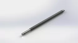 Trapezoidal threaded screw