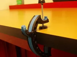 Two-Tone Portable Coat and Purse Hook