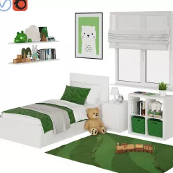 Universal children room Green 3D model