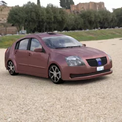 Vandura Family Sedan for DAZ Studio 3D model