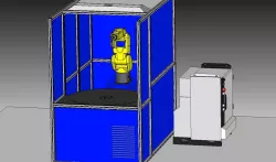 Welding robot cell