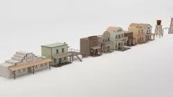 Western 3D model