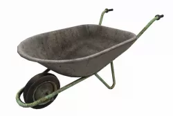 Wheelbarrow Low-poly  3D model