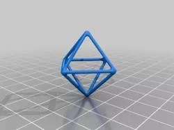 Wireframe Diamond