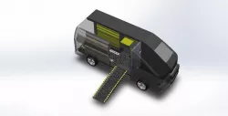 Workshop Van - Toyota hiace  3D model
