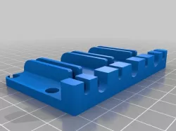 3-in-a-row x-axis Carriage adapter for RepRap Mendel 3D Printer