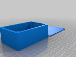 55 X 90 Customized Box with Lid and screw holes