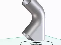 90° Ø22mm elbow for ABS to PVC Pipe Weld (World First)