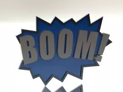 BOOM! Fighting Action Word