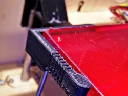 borosilicate glass plate holder for flashforge creator - replicator - clones