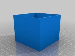 Box End (Parametric) 73x73x60x0.9mm