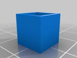 Caliration cube 10x10x10 with 1mm wall