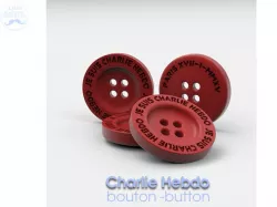 CHARLIE HEBDO BOUTON | COAT BUTTON