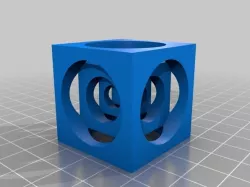 Circle Cut Cube