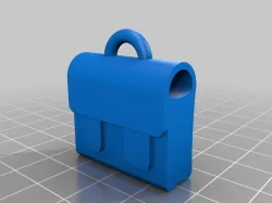 Customizable schoolbag keychains
