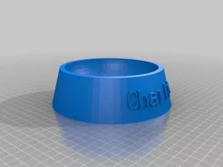 Customized Fully Parametric Dog / Cat Food Bowl For Charlie