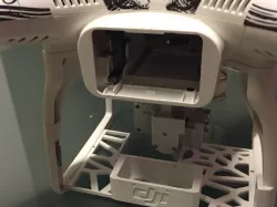 DjI Phantom Vision,+,Cam guard and Gps Holder all in one version 2.0 Voronoi style.