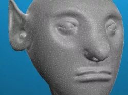 Elf Head - Small item