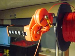 Filament length counter (Printrbot simple metal)