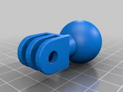 GoPro to RAM 1" Ball Mount Adapter.