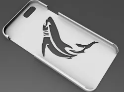 iPhone 6 Basic Case tribal shark