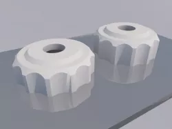 Knobs, based on: M3, M4, M5, M6, M8, M10 nuts and lock-nuts