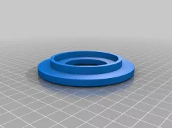 Lamp shade diffuser base