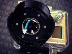 Lens Hood For GoPro Hero with Waterproof Case