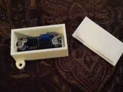 LM-2596 Voltage Regulator Mounting Box w/lid.