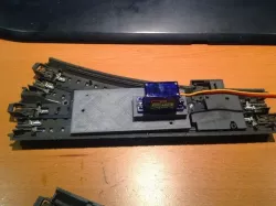 Marklin C rail servo support railroad switch